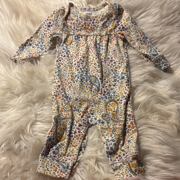 Carter's Multicolor Floral Paisley Baby Dress - Picture 1 of 4